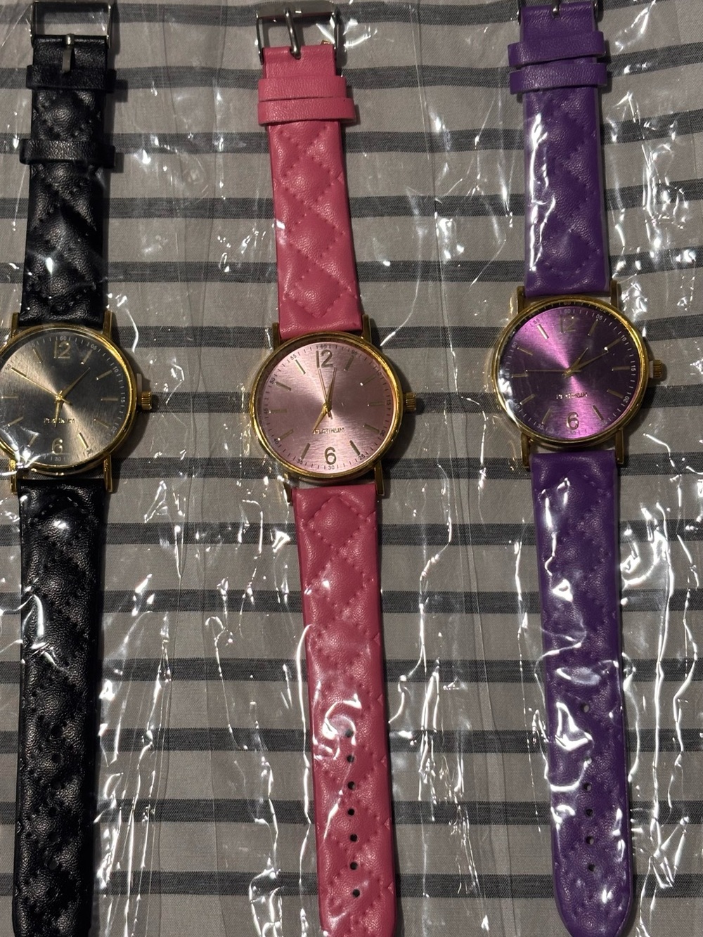 Women's Watch - Pink/Purple/Black